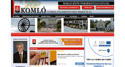 Desktop Screenshot of komlo.hu