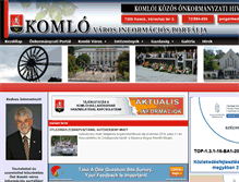 Tablet Screenshot of komlo.hu